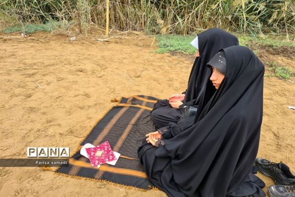 حال و هوای سفیران نور منطقه ۱۳ در راهیان نور جنوب