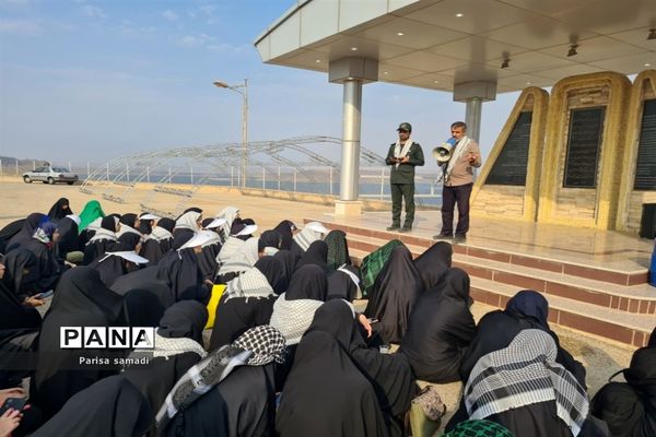 حال و هوای سفیران نور منطقه ۱۳ در راهیان نور جنوب