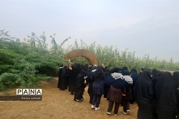 حال و هوای سفیران نور منطقه ۱۳ در راهیان نور جنوب