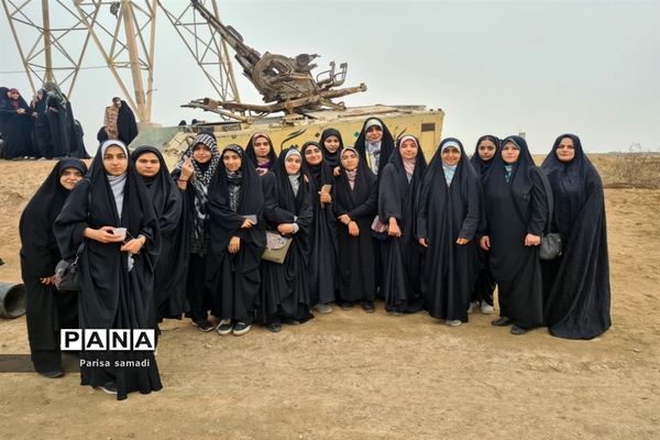 حال و هوای سفیران نور منطقه ۱۳ در راهیان نور جنوب