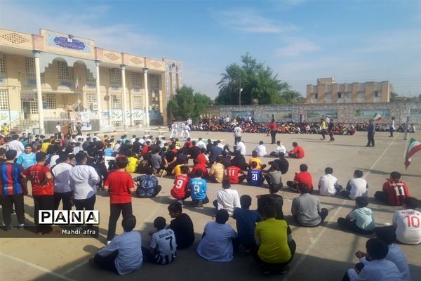 افتتاحیه  المپیاد درون مدرسه‌ای در دبیرستان آزادگان بهبهان