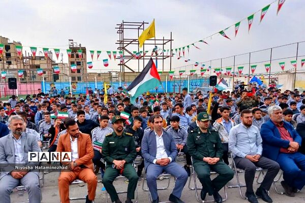 یادواره شهدای دانش‌آموزی در همدانک شهرستان بهارستان