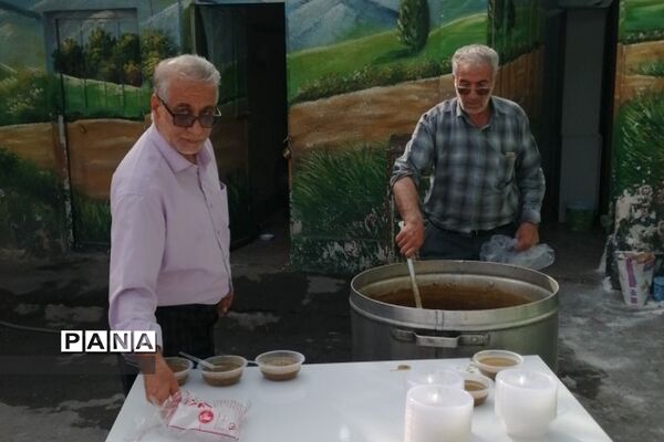 مراسم دعای توسل در دبیرستان شهید بهشتی ناحیه ۲ ری