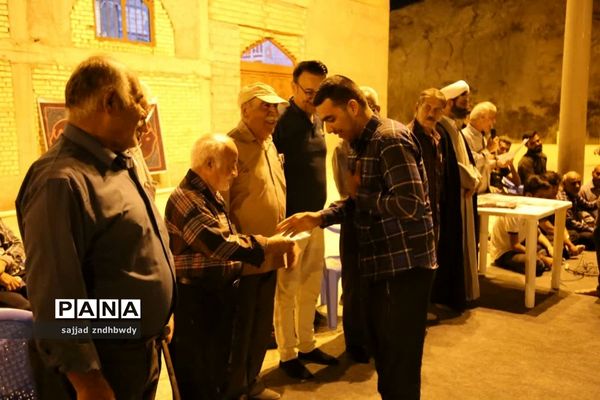 تجلیل از خادمین خامس آل عبا (ع) در اهرم