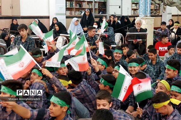 مراسم یادواره شهدای دانش‌آموز در شهرستان قرچک
