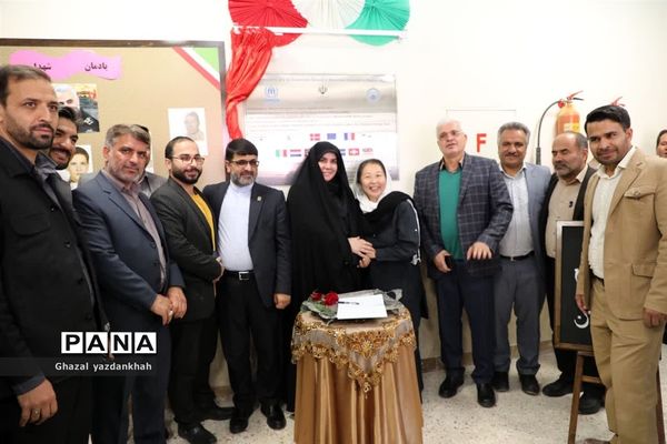 آیین افتتاح و بهره برداری از دبستان 12 کلاسه حضرت معصومه (س) منطقه‌ تبادکان