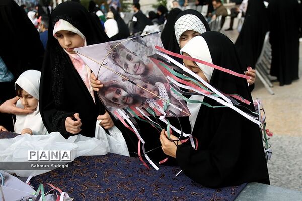پویش  دانش‌آموزی پرواز بادبادک‌ها برای کودکان غزه