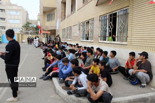 آغاز طرح ورزشی «100 مسابقه در صد روز» در دبیرستان گوهرتاج ترابی زاده