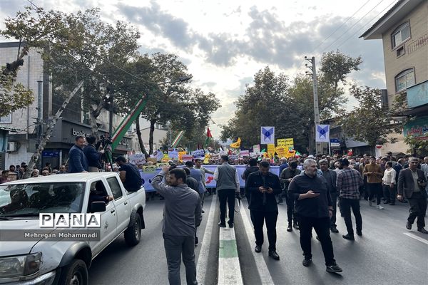 راهپیمایی ۱۳ آبان در گلستان