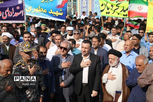 برگزاری راهپیمایی یوم الله 13 آبان در شهرستان بهبهان