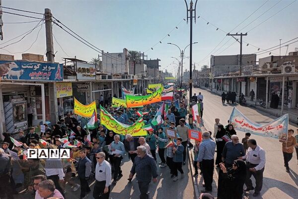 برگزاری راهپیمایی یوم الله 13 آبان در شهرستان بهبهان