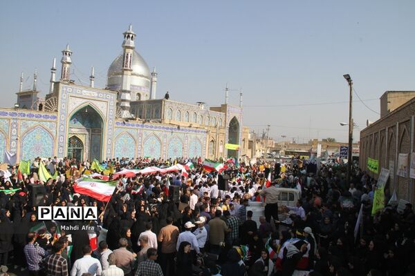 برگزاری راهپیمایی یوم الله 13 آبان در شهرستان بهبهان