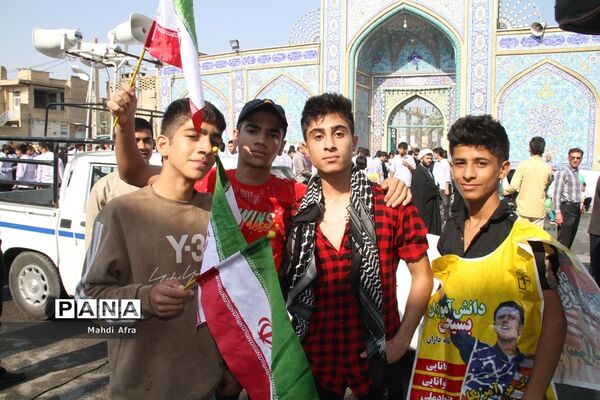 برگزاری راهپیمایی یوم الله 13 آبان در شهرستان بهبهان