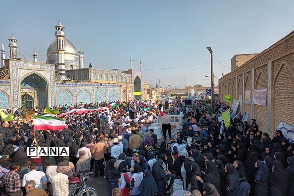 برگزاری راهپیمایی یوم الله 13 آبان در شهرستان بهبهان