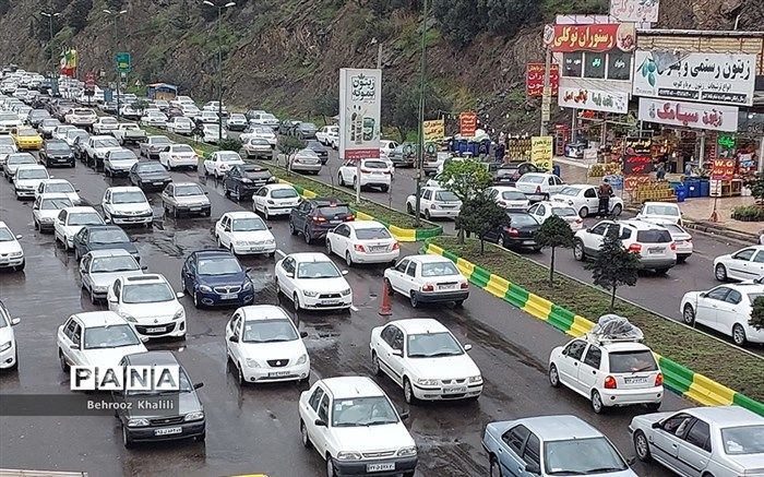 ترافیک سنگین در آزادراه قزوین – کرج