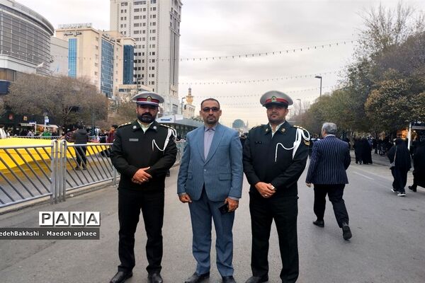 راهپیمایی۱۳ آبان از میدان بسیج تا حرم مطهر رضوی