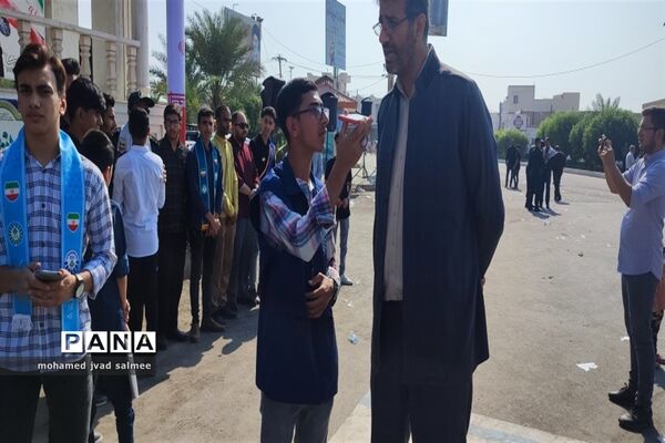 مراسم راهپیمایی  یوم االه 13 آبان در شادگان