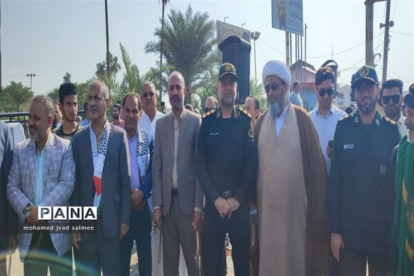 مراسم راهپیمایی  یوم االه 13 آبان در شادگان