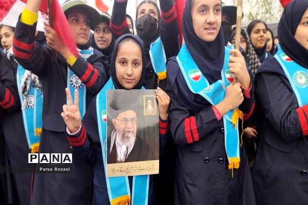 برگزاری راهپیمایی ۱۳ آبان در شهرستان ملارد
