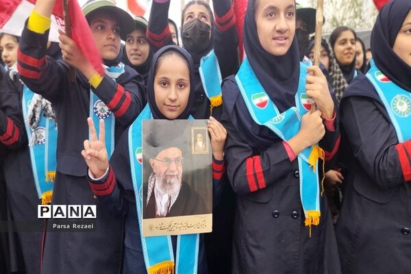 برگزاری راهپیمایی ۱۳ آبان در شهرستان ملارد