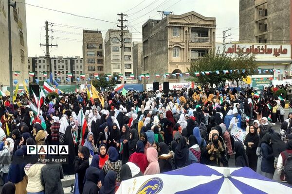 برگزاری راهپیمایی ۱۳ آبان در شهرستان ملارد