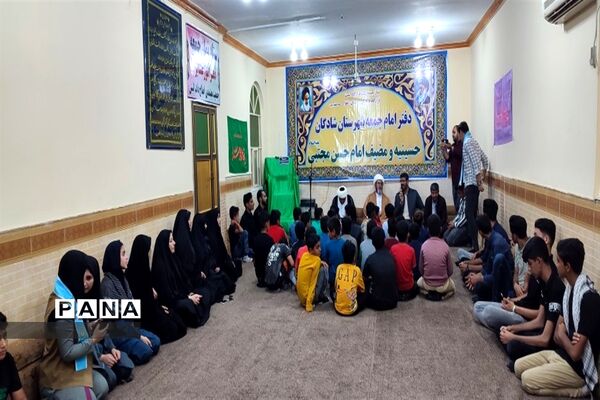 دیدار دانش‌آموزان شادگان با امام جمعه