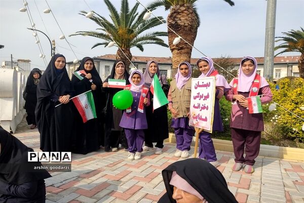 راهپیمایی 13آبان در بابلسر