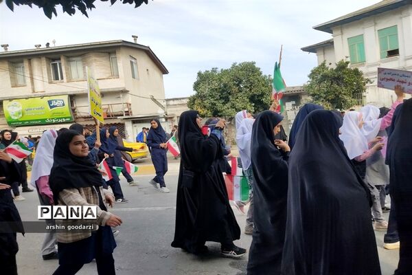 راهپیمایی 13آبان در بابلسر