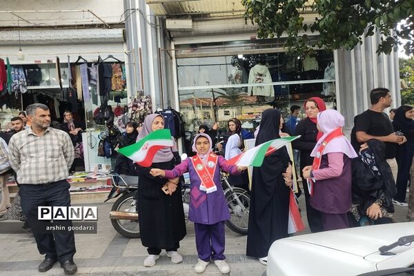 راهپیمایی 13آبان در بابلسر