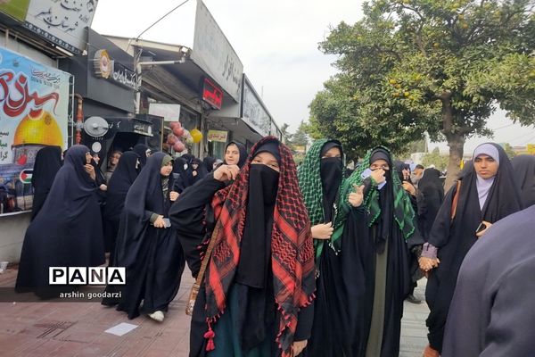 راهپیمایی 13آبان در بابلسر