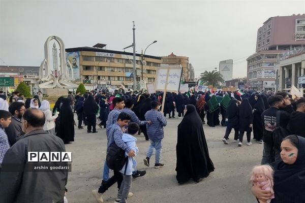راهپیمایی 13آبان در بابلسر