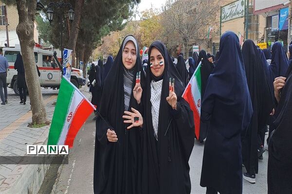 برگزاری مراسم راهپیمایی یوم‌ الله۱۳ آبان در شهرستان کلات