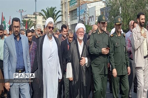 راهپیمایی روز دانش‌آموز در بهنمیر
