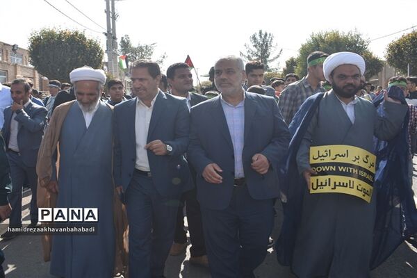 راهپیمائی  یوم الله سیزدهم آبان دربهاباد یزد