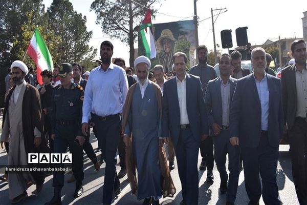 راهپیمائی  یوم الله سیزدهم آبان دربهاباد یزد