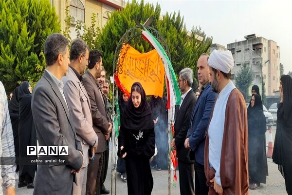 اعزام دانش‌آموزان شهرستان نور به دیار شهدا
