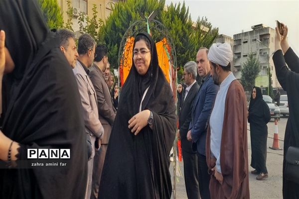 اعزام دانش‌آموزان شهرستان نور به دیار شهدا