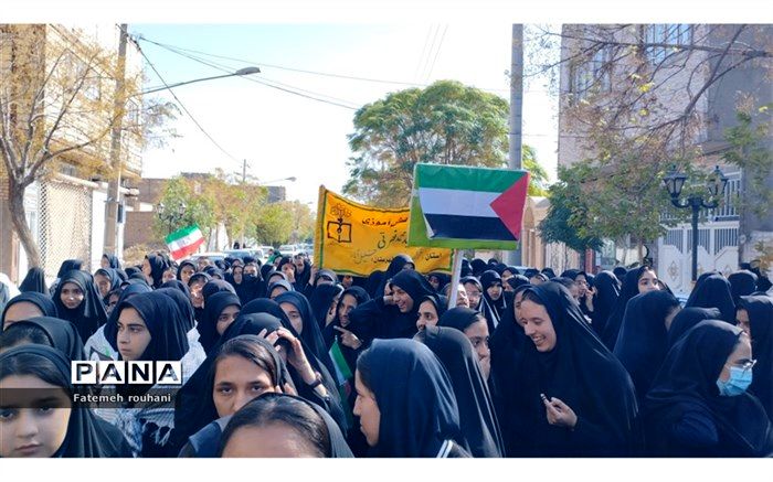 راهپیمایی13 آبان در خلیل‌آباد/فیلم