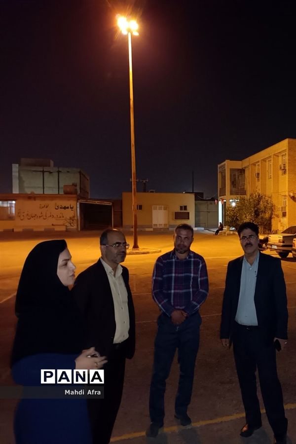 بازدید از مدارس شبانه‌روزی شهرستان بهبهان