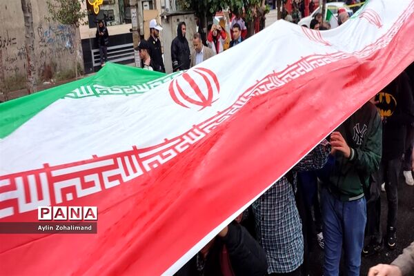 راهپیمایی ۱۳ آبان در شهرستان رباط کریم و شهر جدید پرند