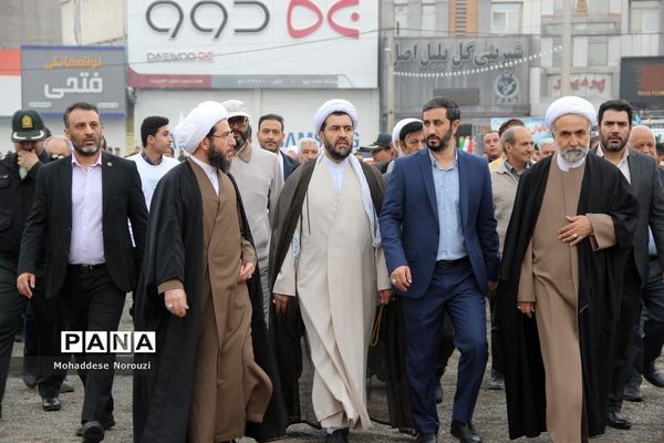 حضور باشکوه مردم شهرستان اسلامشهر در راهپیمایی یوم‌الله سیزدهم آبان