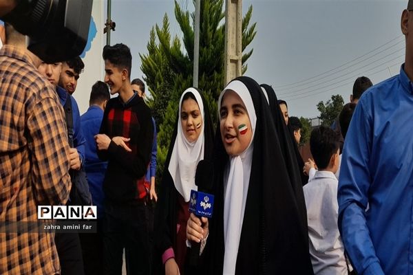 حماسه حضور ۱۳ آبان در نور