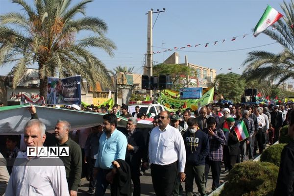 راهپیمایی ۱۳ آبان در بافقی