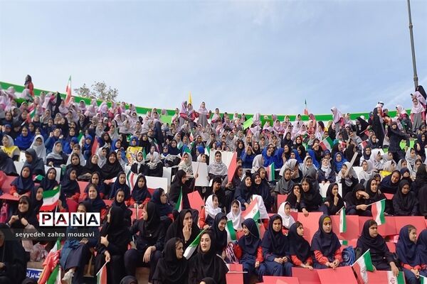 راهپیمایی روز دانش‌آموز در ساری