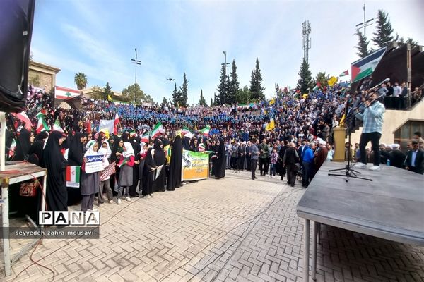 راهپیمایی روز دانش‌آموز در ساری