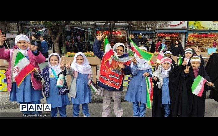 راهپیمایی سیزده آبان در کجور