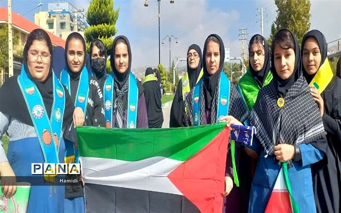 راهپیمایی سیزده آبان ۱۴۰۲- قائمشهر