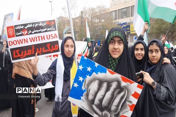راهپیمایی۱۳ آبان ماه در مشهد