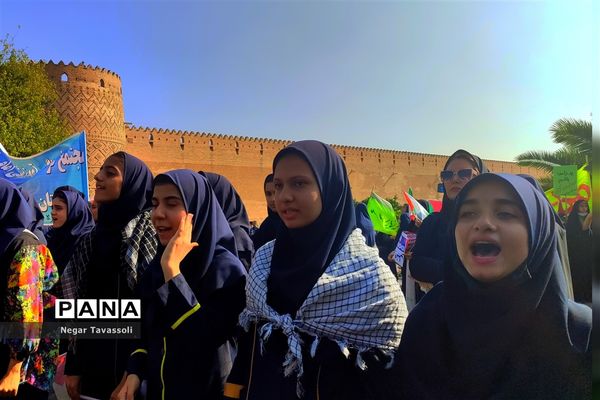 راهپیمایی 13 آبان در فارس