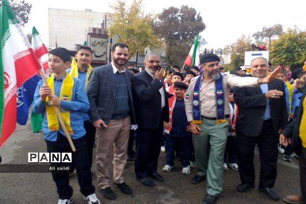 راهپیمایی ۱۳ آبان در بجنورد